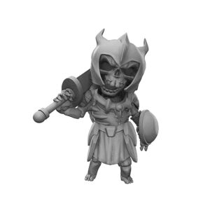 Undead Skeleton Knight Miniatura per giochi da tavolo